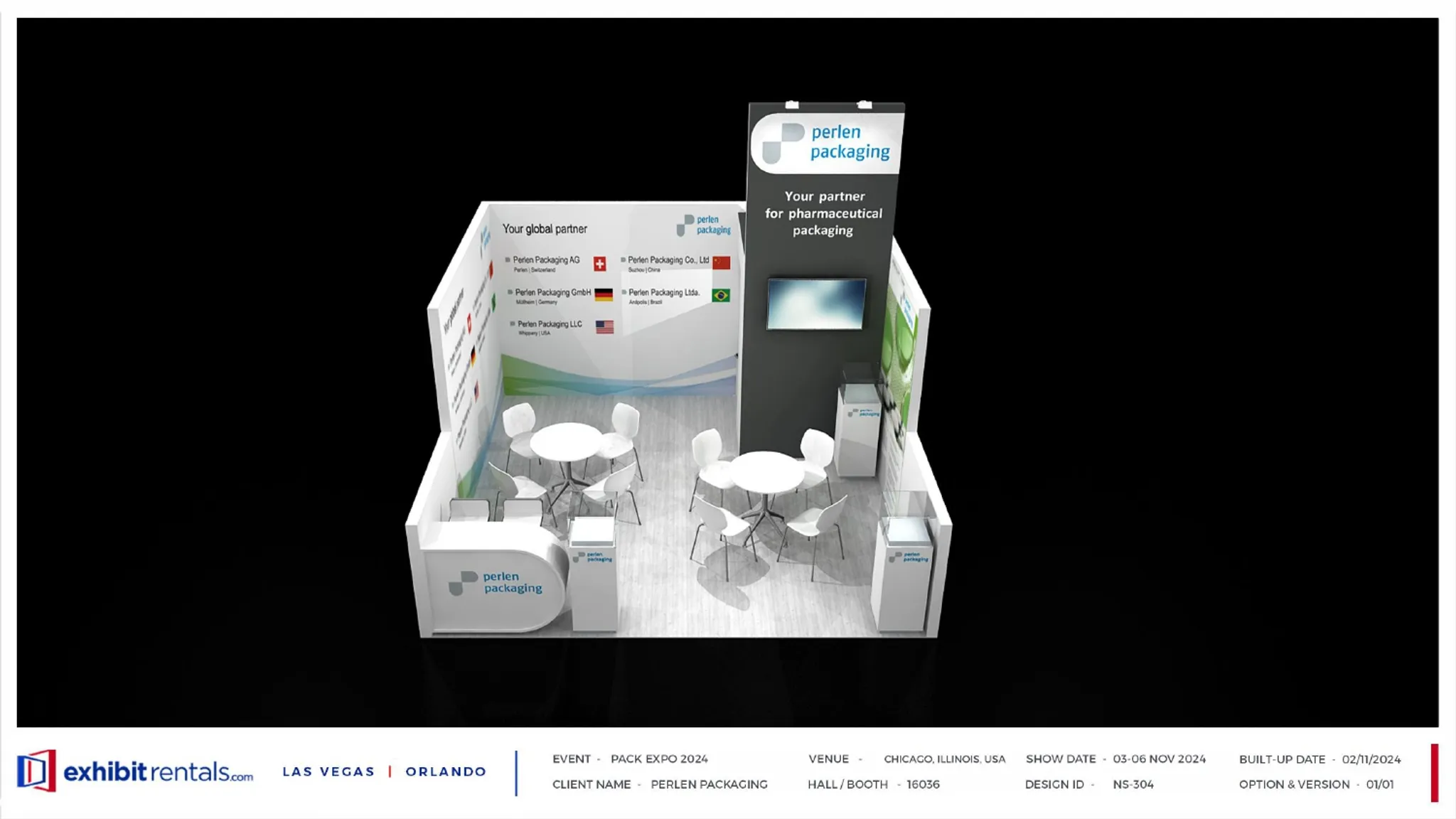 15x15 Peninsula booth design by Exhibit-Rentals